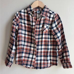 Little Lad 4T Cozy Plaid Flannel Button Shirt Fall Rustic Farmhouse Core